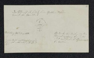 Franz Thürnagel. – Heidelberg, 06.08.1808