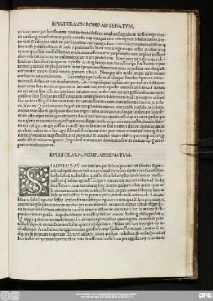 Epistola Cn. Pomp. Ad Senatum.