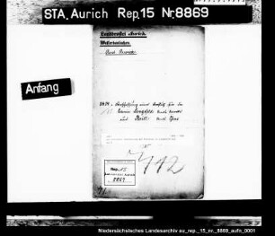 Die schlechte Abwässerung der Kolonate in Langefeld und Brill
