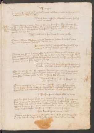 Exorzismus und astrologische Verse, lat. und dt.