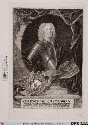 Bildnis Christoph von Wrisberg (1711 Frhr.)