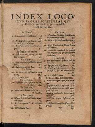Index Locorum Sacrae Scripturae ...