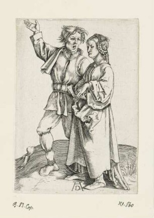 Junger Bauer und seine Frau
