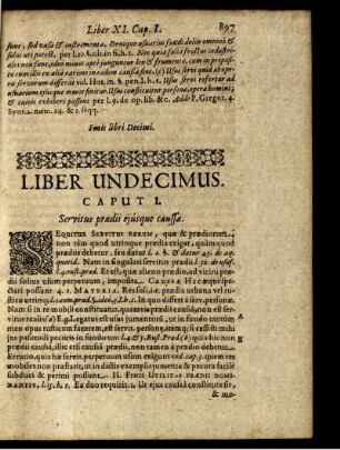 Liber Undecimus