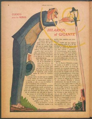 Hilarión, el gigante : Cuento para los niños