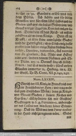 Num. LXXXIV.