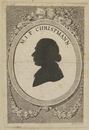 Bildnis des I. F. Christmann
