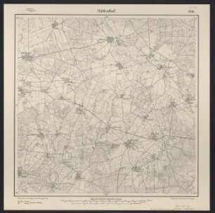 Messtischblatt [3030] = 1536 : Suhlendorf, 1901 : Messtischblatt [3030] = 1536 : Suhlendorf. - Aufn. 1899, hrsg. 1901. - [Berlin] : Reichsamt für Landesaufnahme, 1901. - 1 Kt. : zweifarb.