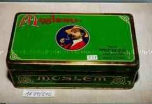 Blechdose für 100 Stück "Moslem PROBLEM CIGARETTES GOLD TIPPED."