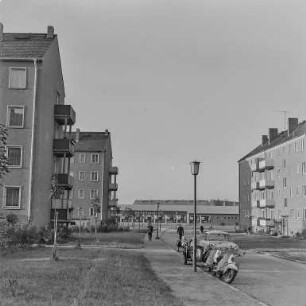 Bautzen. Kaufhalle-Ost, Bertholt-Brecht-Straße. Straßenansicht