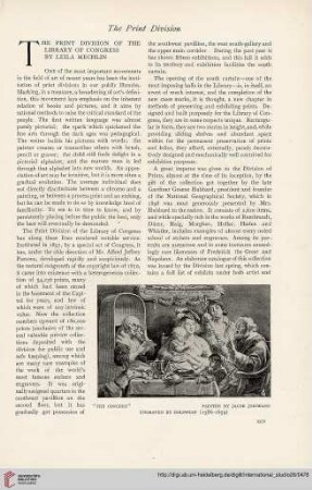 The print division of the Library of Congress