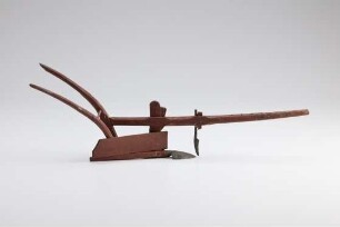 Modell eines Beetpflugs, um 1800