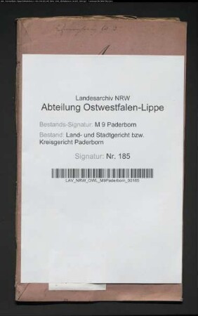 Glasmeister Jacob Budde zu Paderborn