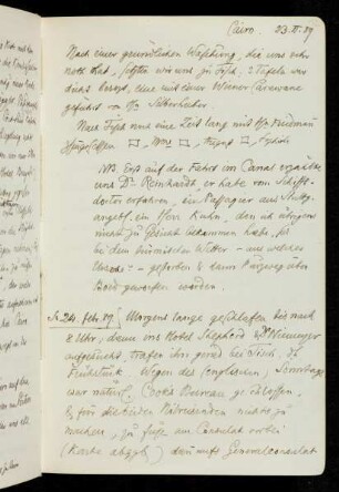12r-16r 24.II.-28.II.1889 Cairo - Sakkarah - Cairo