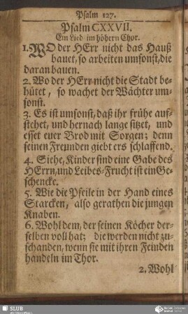 Psalm CXXVII