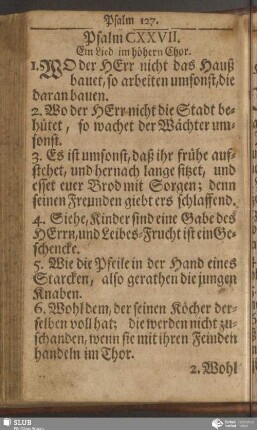 Psalm CXXVII