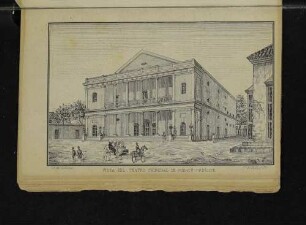 Vista del Teatro Principal de Puerto-Principe