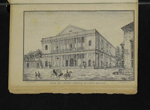 Vista del Teatro Principal de Puerto-Principe