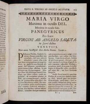 315-326, Prima Pars