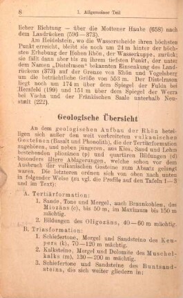 Geologische Übersicht