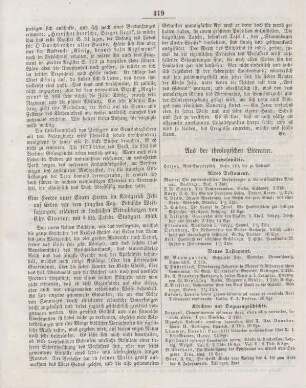 419-420 Aus der theologische Literatur