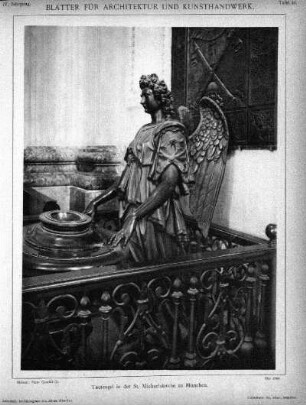 Tafel 44: Taufengel in der St. Michaelskirche zu München