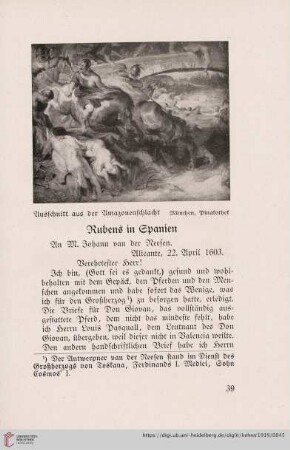 Rubens in Spanien