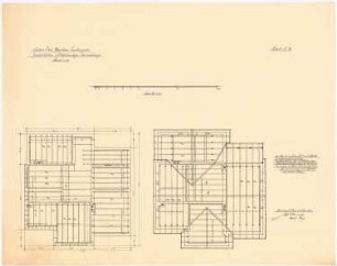 Pfarrhaus zu St. Josef, Lendringsen: Balkenlage 1:50