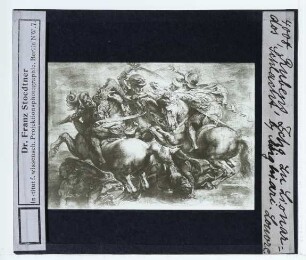 Rubens, Schlacht bei Anghiari (Zeichnung nach Leonardo da Vinci) (Paris, Louvre 20271, Recto)