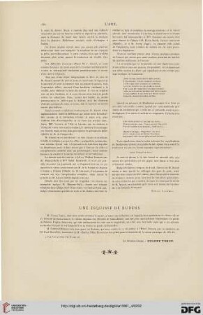 Une esquisse de Rubens