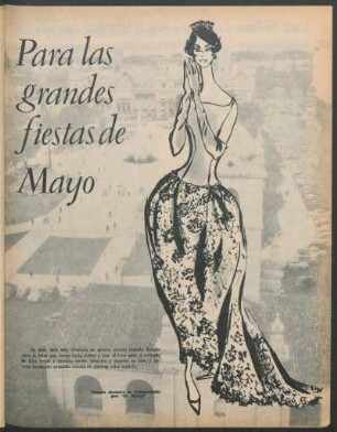 Para las grandes fiestas de Mayo