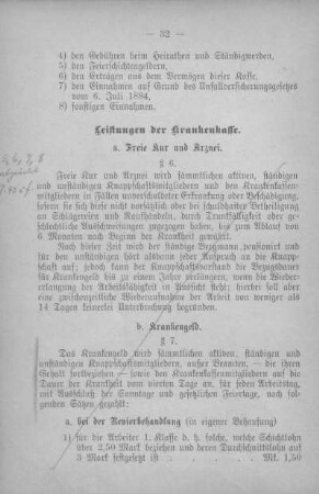 a. Freie Kur und Arznei.