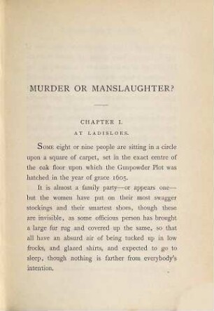 Murder or manslaughter? : a novel