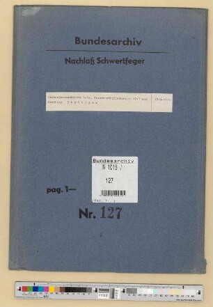 Zeitungsausschnitte betr. Friedensmöglichkeiten Matthias Erzberger