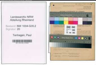 Entnazifizierung Paul Tenhagen , geb. 02.07.1909 (Bueroleiter)