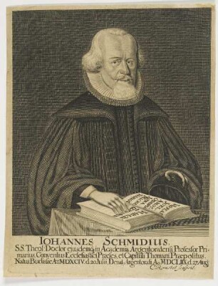 Bildnis des Iohannes Schmidius