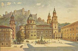 Salzburg. Residenzplatz.