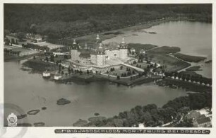 Jagdschloss Moritzburg bei Dresden, Luftbild