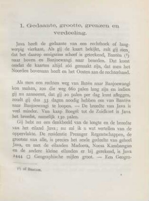 !. Gedaante, grotte, grenzen en verdeeling