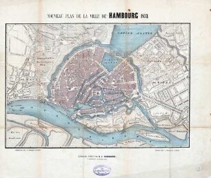 Nouveau plan de la ville de Hambourg