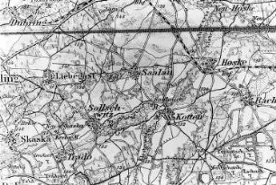 Wittichenau-Kotten. Karte, 1:100.000