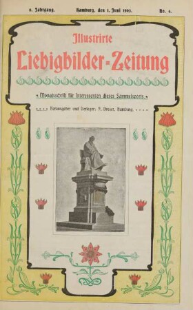 8. Jahrgang. Hamburg, den 1. Juni 1903. No. 6.