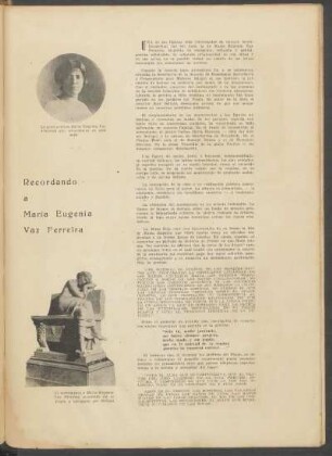 Recordando a María Eugenia Vaz Ferreira