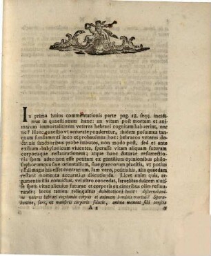 Animadversionum ad phychologiam sacram particula ..., 2. Commentatio qva ad sacra pentecostalia religiose celebranda ... excitat ...
