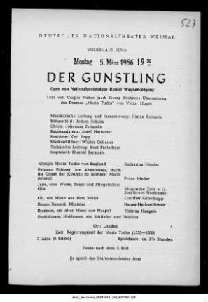 Der Günstling