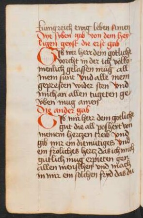 Sieben Gaben des hl. Geistes