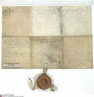 Moritz (Mauritius) von Westfalen, Konventuale von Fulda, bekundet, dass ihm Placidus [von Droste], Abt von Fulda, die Propstei Michaelsberg übertr...