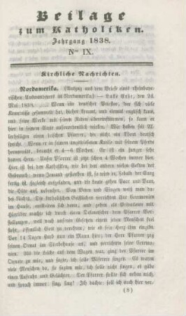 CI-CXXXII Beilage Nr. IX