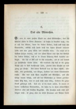 8. Das alte Mütterchen.