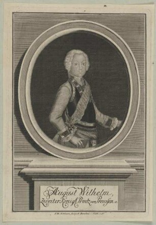 Bildnis des Prinzen August Wilhelm von Preussen